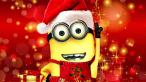 Hilarious Minion Christmas Wallpaper