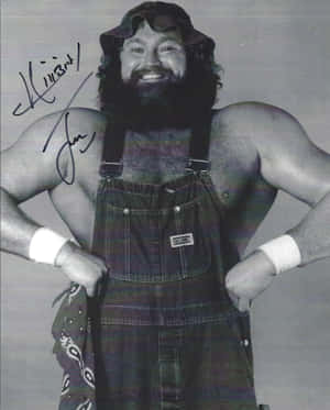 Hillbilly Jim Autographed Portrait Wallpaper