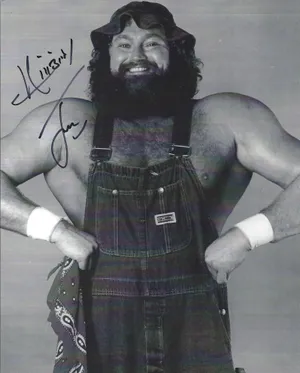 Hillbilly Jim Autographed Portrait Wallpaper