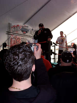 Hillbilly Jim In Wwe Event 2006 Wallpaper