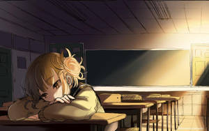 Himiko Toga In The Classroom Wallpaper