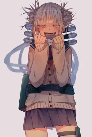 Himiko Toga With Weapons Wallpaper
