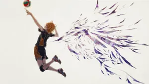 Hinata Shouyou Haikyuu Broken Glass Wallpaper