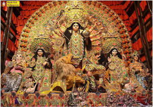 Hindu God Durga Festival Wallpaper