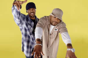 Hip Hop_ Duo_ Yellow_ Background.jpg Wallpaper