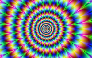 Hippie Pattern Cool Optical Illusions Wallpaper