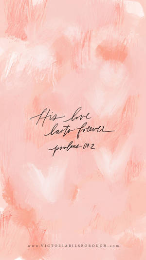 His Love Lasts Forever Versed Wallpaper