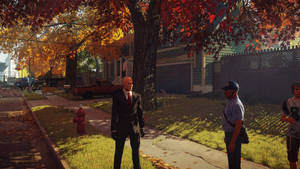Hitman 2 Agent With A Civilian Wallpaper