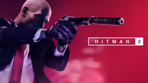 Hitman 2018 Agent 47 Aims Pistol Wallpaper