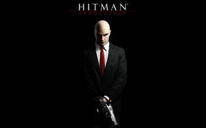Hitman 2018 Black Graphic Promo Wallpaper