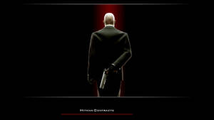 Hitman Contracts Agent Back Angle Poster Wallpaper