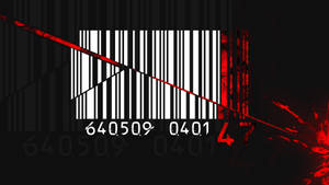 Hitman Full 4k Slashed Barcode Wallpaper