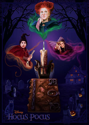 Hocus Pocus Movie Poster Wallpaper