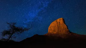 Hoggar Mountains In North Africa 4k Wallpaper