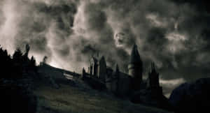 Hogwarts Scary Face Desktop Wallpaper