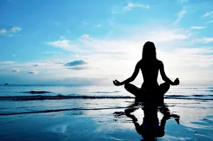 Holistic Meditation Of Woman Wallpaper