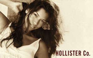 Hollister Monochrome Sepia Model Wallpaper