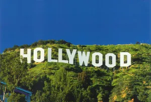 Hollywood Sign Grainy Hd Wallpaper