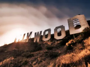 Hollywood Sign Vintage Filter Wallpaper
