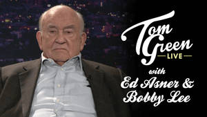 Hollywood Veteran Edward Asner In An Interview On Tom Green Live Wallpaper