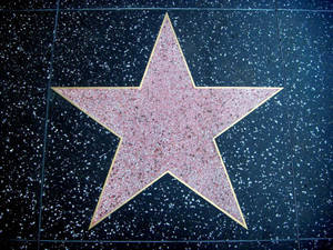 Hollywood Walk Of Fame Blank Star Wallpaper