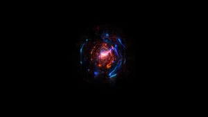 Holographic Light On Rainmeter Skin Wallpaper