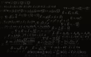 Holographic Physics Equations Wallpaper