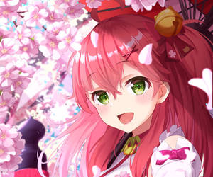 Hololive Virtual Youtuber Sakura Miko Wallpaper