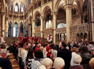 Holy Mass At Canterbury Cathedral Wallpaper