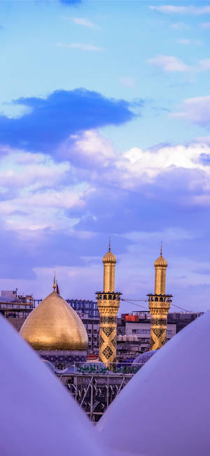 Holy Shrine Turrets Karbala Wallpaper