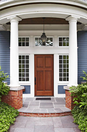 Home Front Entrance Door Wallpaper