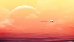 Home World Aeroplane Wallpaper