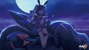 Honkai Impact Haxxor Bunny Wallpaper