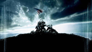 Honor And Pride - An American Military Flag Wallpaper