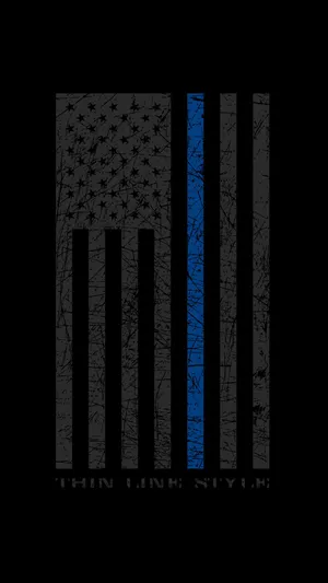 Honor And Respect The Thin Blue Line Wallpaper
