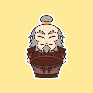 Honor, Courage And Wisdom. Uncle Iroh From Avatar: The Last Airbender Wallpaper