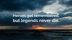 Honor The Legends That Shaped Our Future Wallpaper