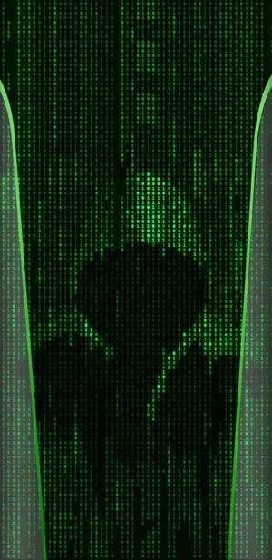 Hooded Man Code Iphone Wallpaper
