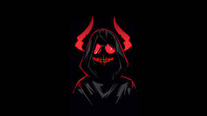 Hoodie With Devil Horns Wallpaper