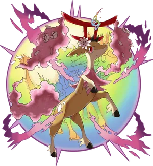 Hoopa Inspired Pokemon Wallpaper