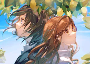 Horimiya Under The Tree Wallpaper