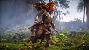 Horizon Forbidden West Aloy Running Wallpaper