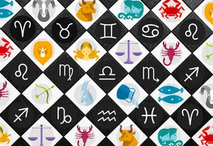 Horoscope Symbol Art Wallpaper