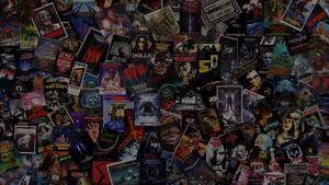 Horror Movie Collage Darkness Wallpaper