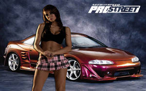 Hot Girl Need For Speed Prostreet Racing Girl Wallpaper