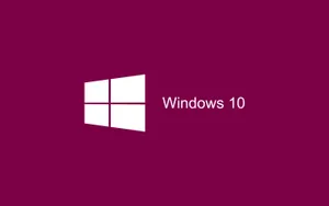 Hot Pink White Windows 10 Logo Wallpaper