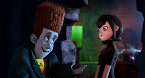 Hotel Transylvania Mavis And Jonathan Scene Wallpaper