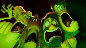 Hotel Transylvania Transformania Green Filter Wallpaper