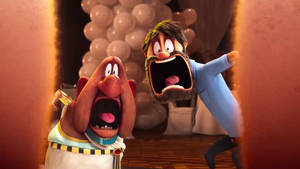 Hotel Transylvania Transformania Wayne And Murray Shouting Wallpaper