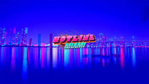 Hotline Miami Logo Wallpaper